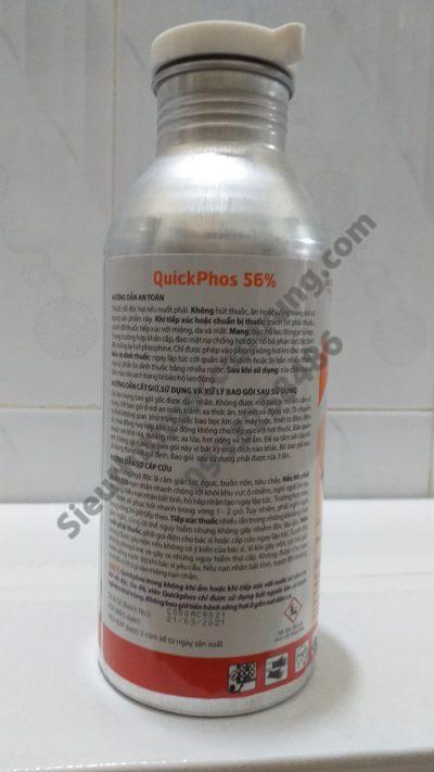 Thuốc khử trùng kho diệt mọt nông sản Quickphos 56%