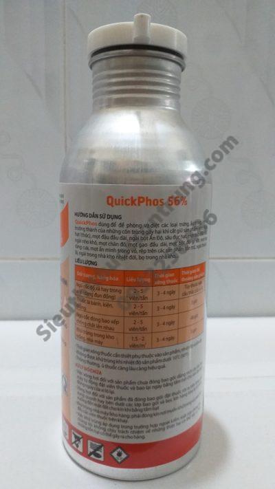 Thuốc khử trùng kho diệt mọt nông sản Quickphos 56%