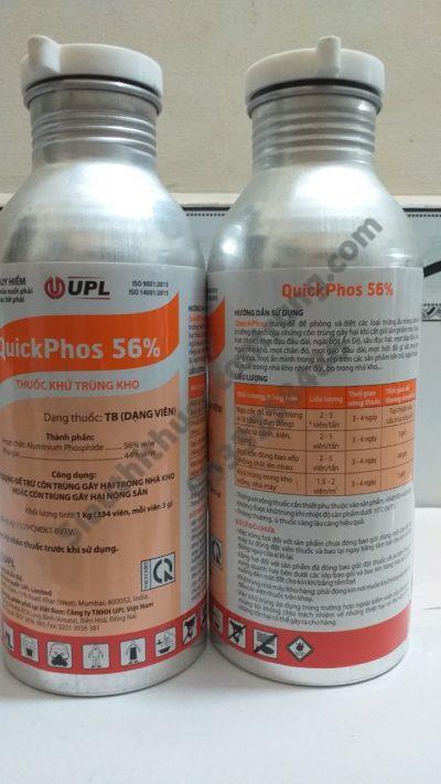 Thuốc khử trùng kho, diệt mọt nông sản Quickphos 56%